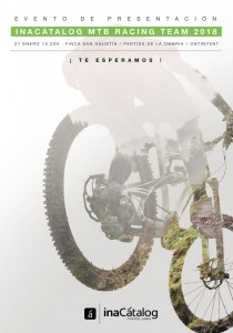 CARTEL-MTB-INACATALOG evento de presentacion