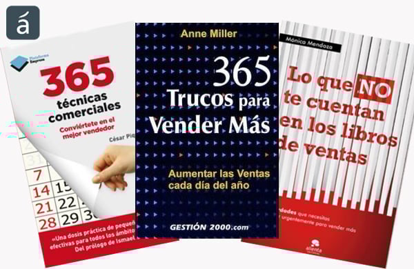 Libros de tecnicas comerciales y trucos para vender mas